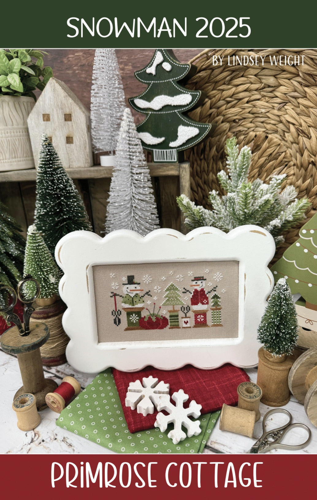 *Preorder* Snowman 2025 by Primrose Cottage Stitches