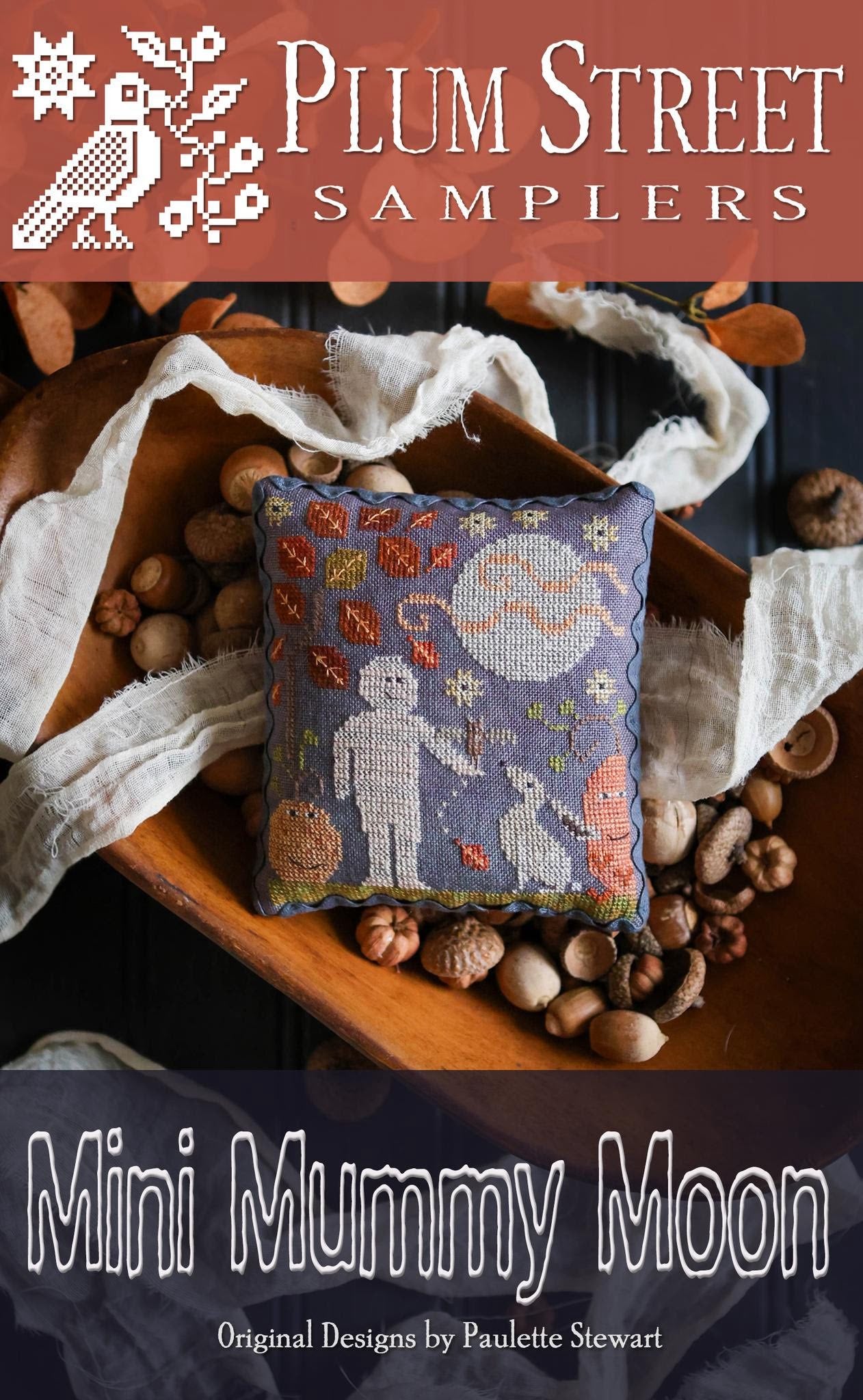 Mini Mummy Moon by Plum Street Samplers