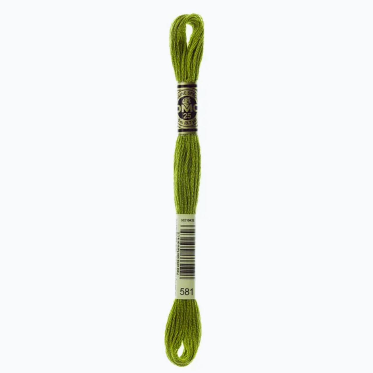 DMC 6 Strand Cotton Embroidery Floss #581 - Moss Green