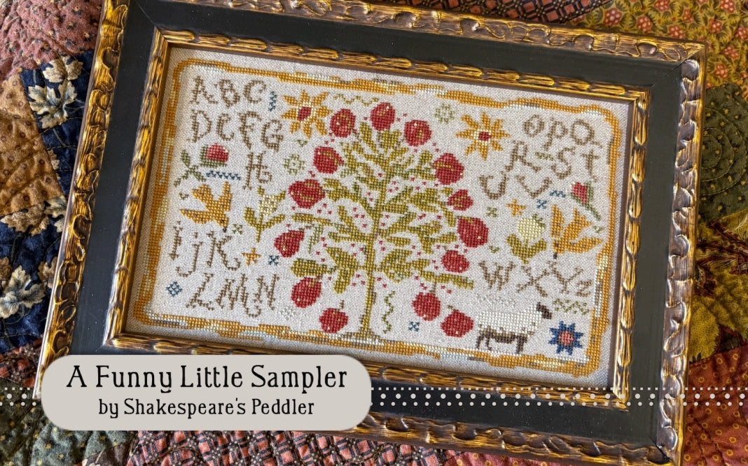 A Funny Little Sampler by Shakespeare's Peddler