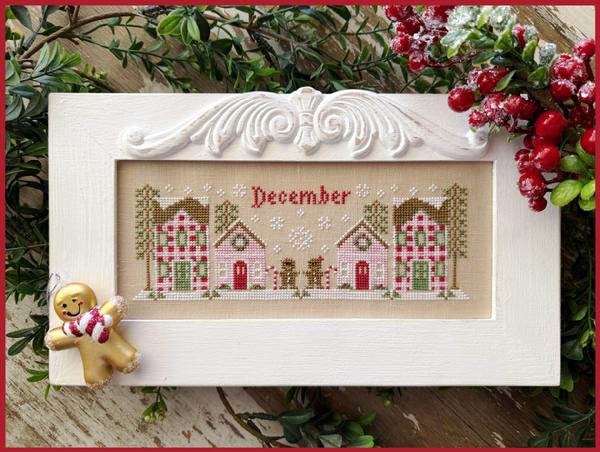 December: Monthly Mini Village by Country Cottage Needleworks
