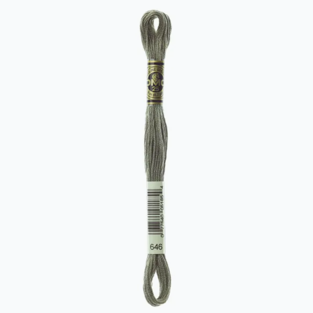 DMC 6 Strand Cotton Embroidery Floss #646 - Beaver Gray Dark