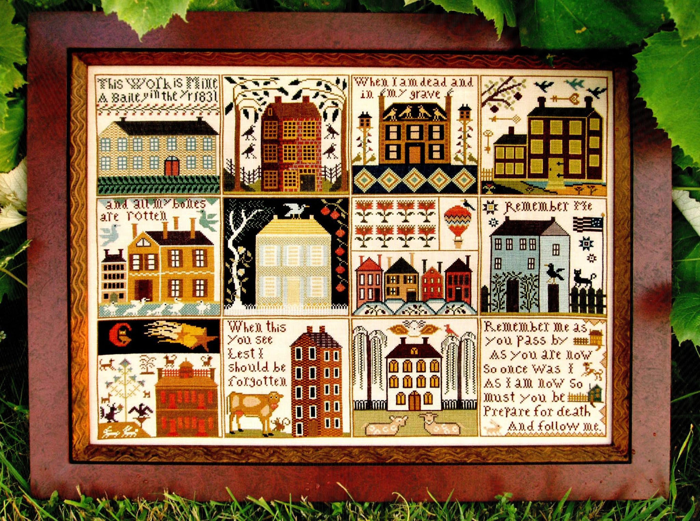 Houses of Hawk Run Hollow by Carriage House Samplings