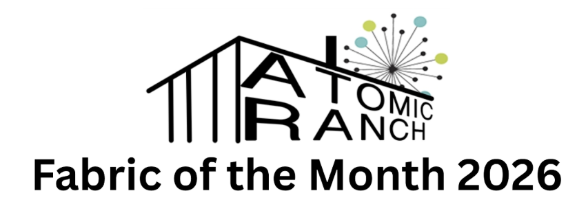 Fabric of the Month by Atomic Ranch Subscription-Cross Stitch-Atomic Ranch/Rogue Stitching-Millennial Fabrics