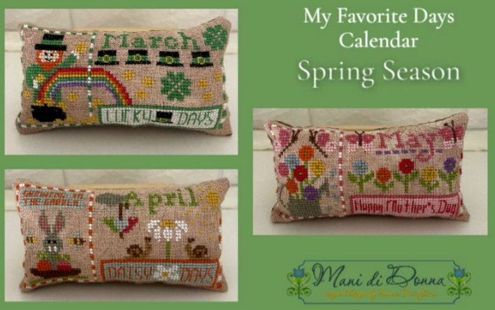 My Favorite Days Calendar - Spring by Mani di Donna