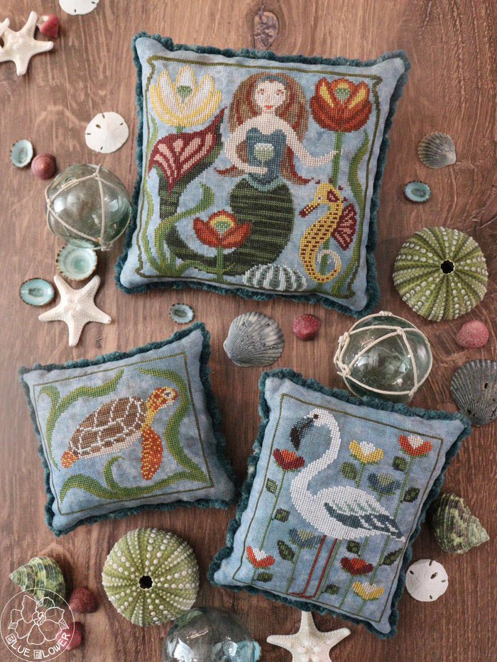 Autumn Mermaid by The Blue Flower for Needlework Marketplace