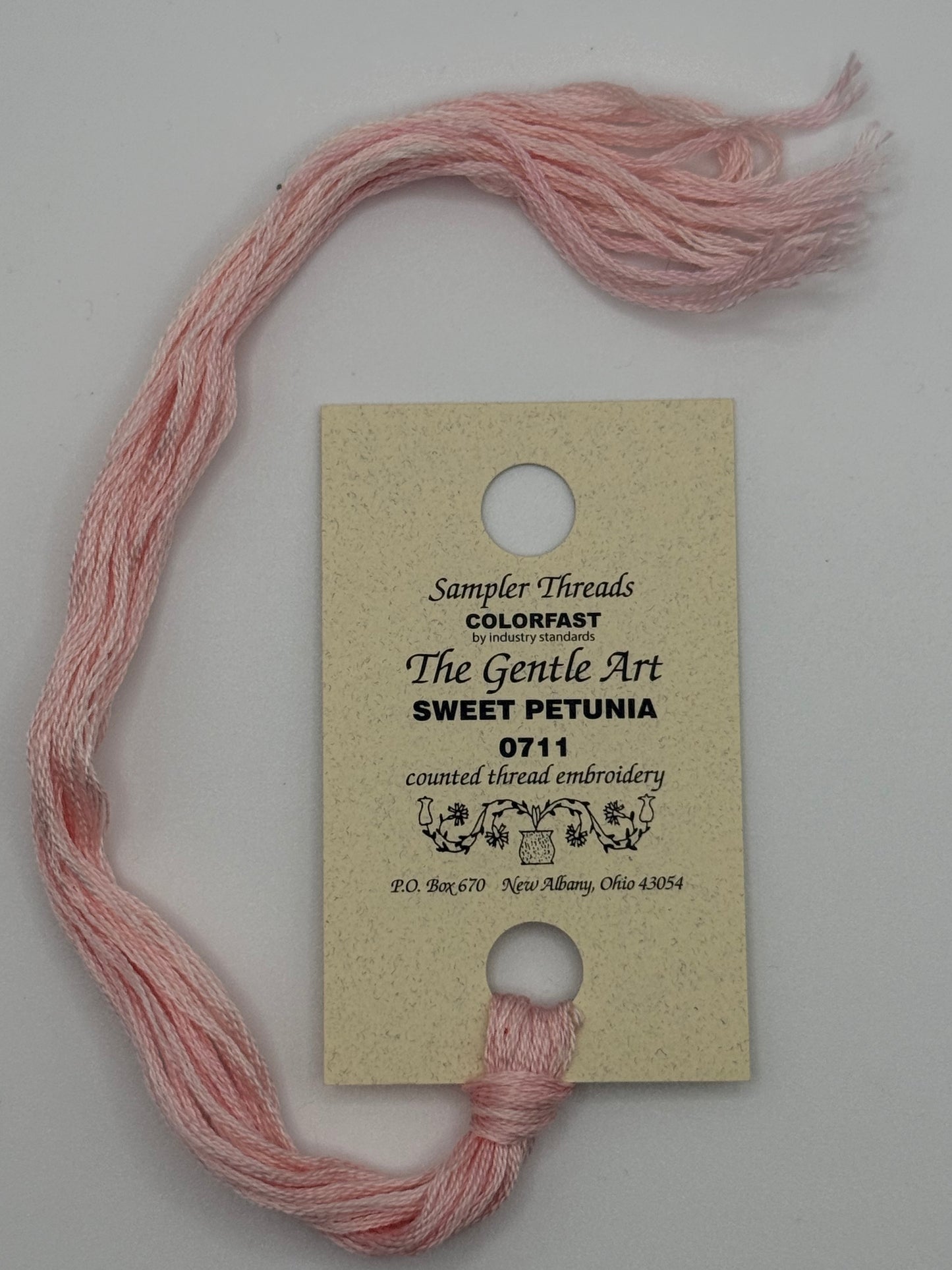0711 Sweet Petunia | 6 Strand Embroidery Floss by The Gentle Art