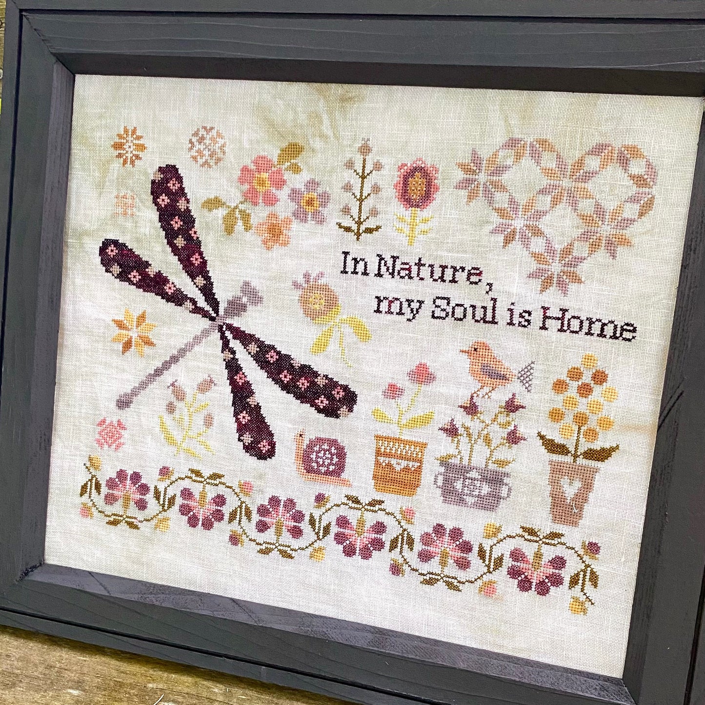 ✓ In Nature by Blueberry Ridge Design-Cross Stitch-Blueberry Ridge Design-Millennial Fabrics