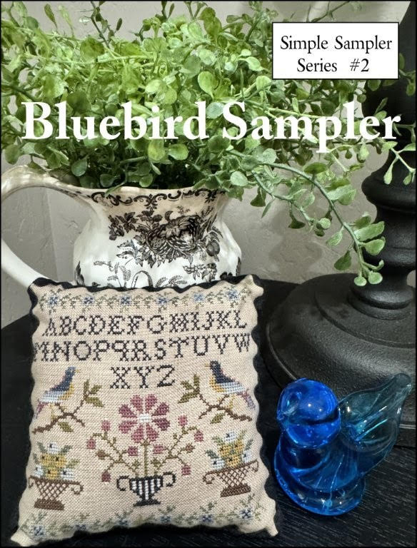 ✩Preorder✩ Bluebird Sampler (Simpler Sampler Series #2) by The Scarlett House