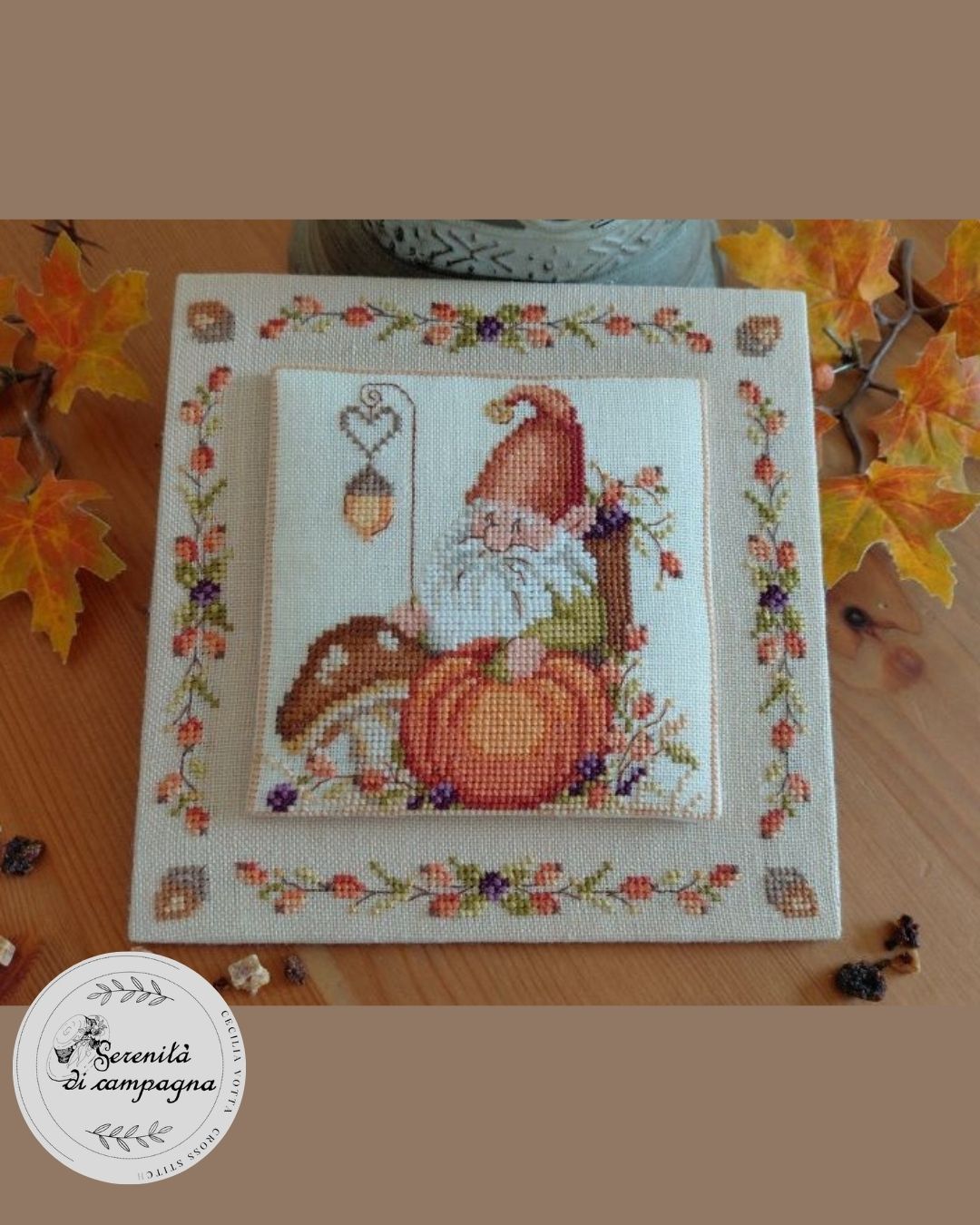 *Preorder* CV292 Giornata D'Autunno - Gnomo by Serenità Di Campagna