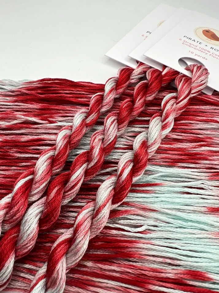 Cherry Mint | 6 Strand Embroidery Floss by Pirate + Robin