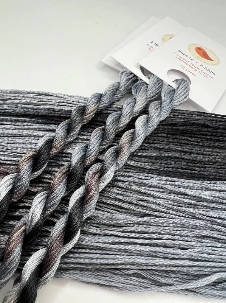 Cobblestone | 6 Strand Embroidery Floss by Pirate + Robin