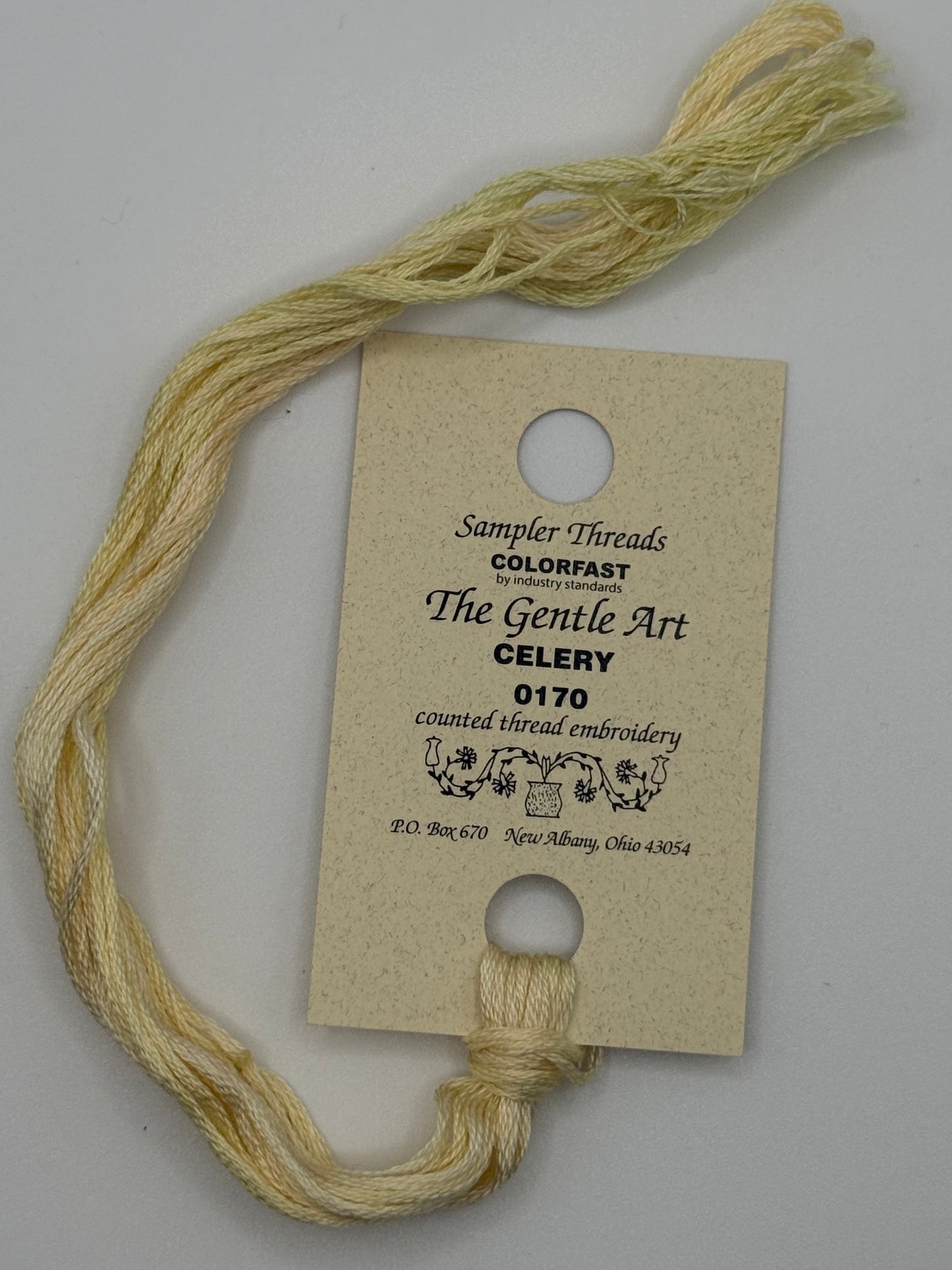 0170 Celery | 6 Strand Embroidery Floss by The Gentle Art