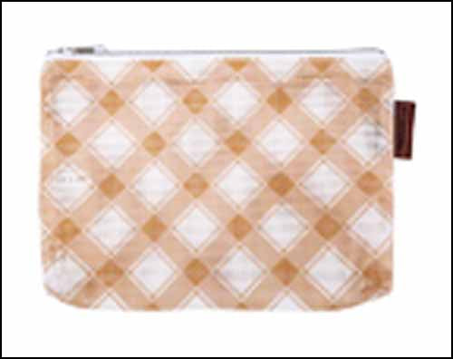 Mini Pumpkin Plaid Project Bag-Cross Stitch-Millennial Fabrics-Millennial Fabrics