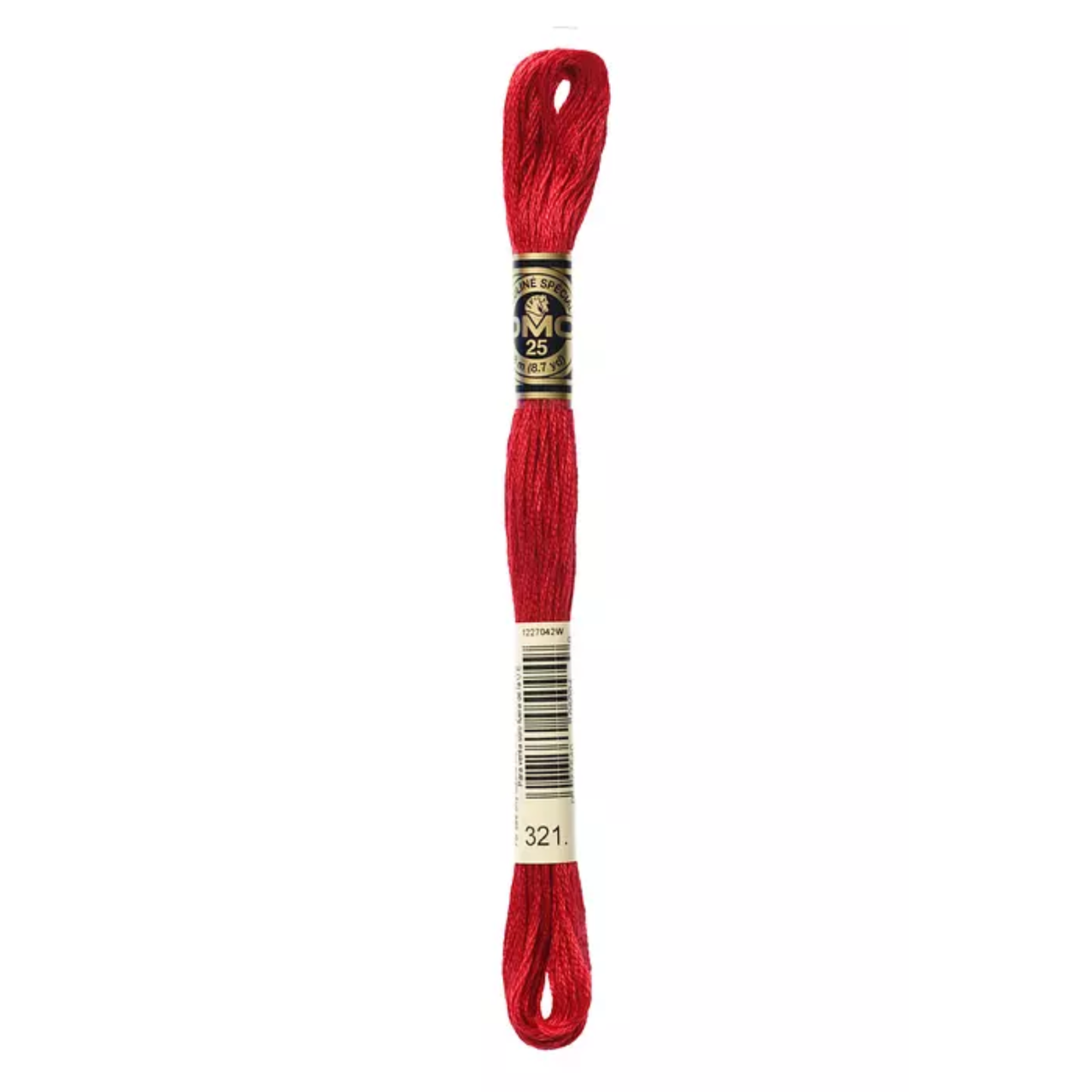 DMC 6 Strand Cotton Embroidery Floss #321 - Red-Cross Stitch-DMC Floss-Millennial Fabrics