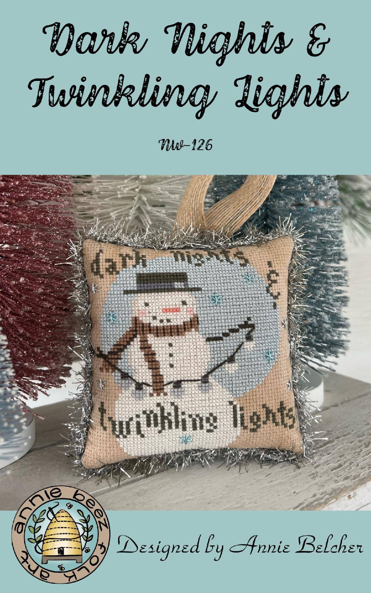 Dark Nights and Twinkling Lights by Annie Beez Folk Art