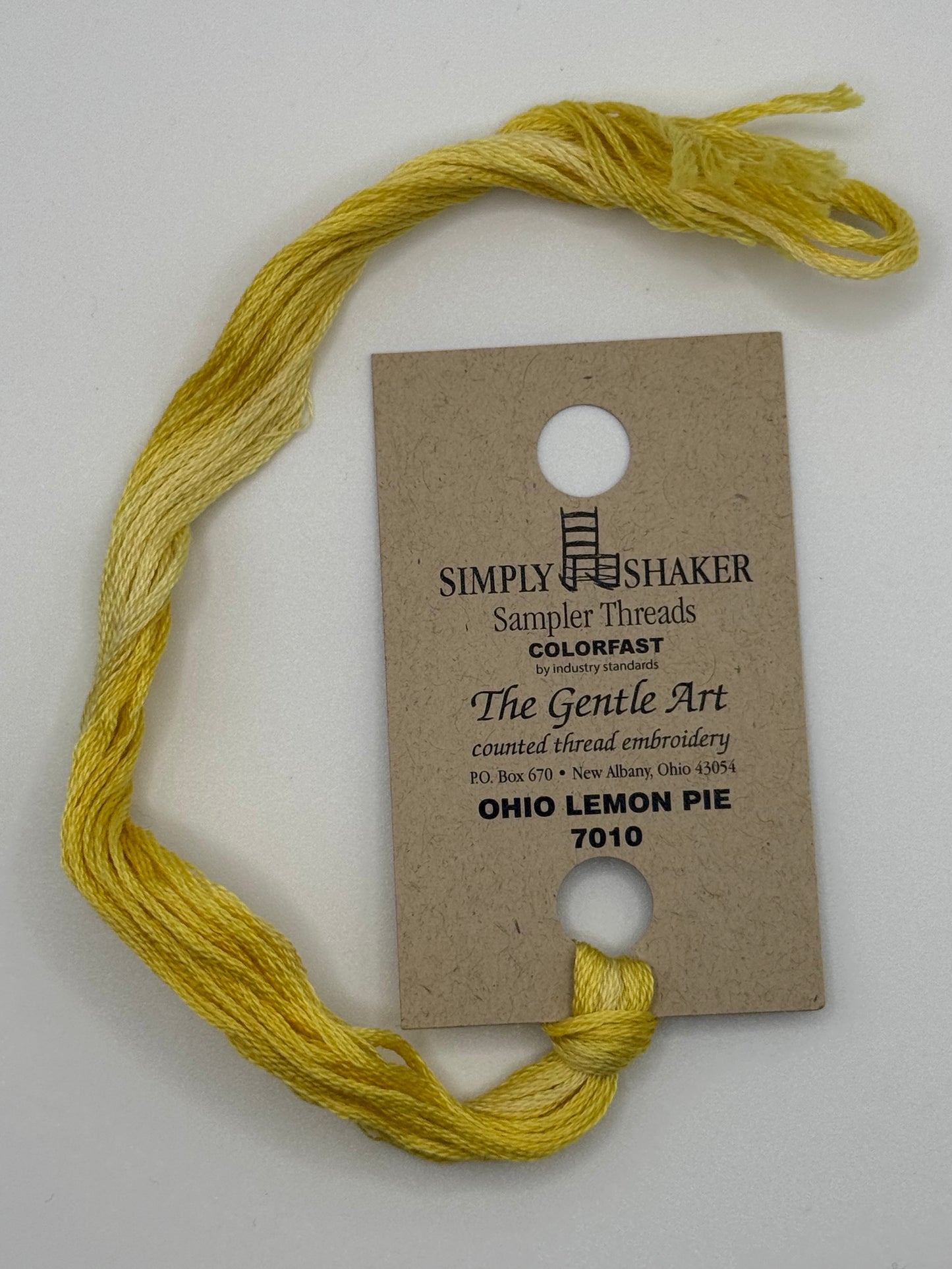 7010 Ohio Lemon Pie | 6 Strand Embroidery Floss by The Gentle Art