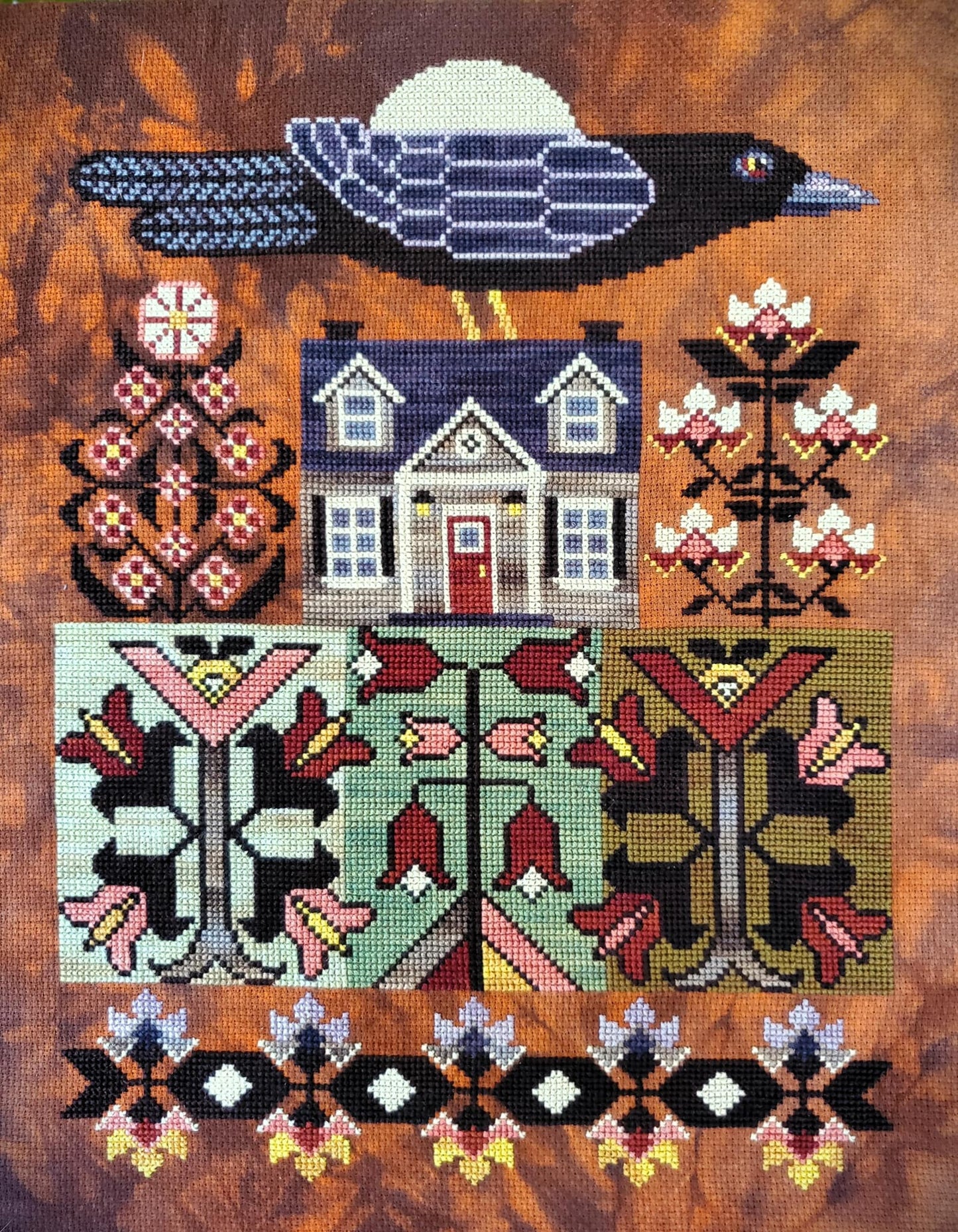 ✓ Glenda's Garden by The Artsy Housewife-Cross Stitch-The Artsy Housewife-Millennial Fabrics