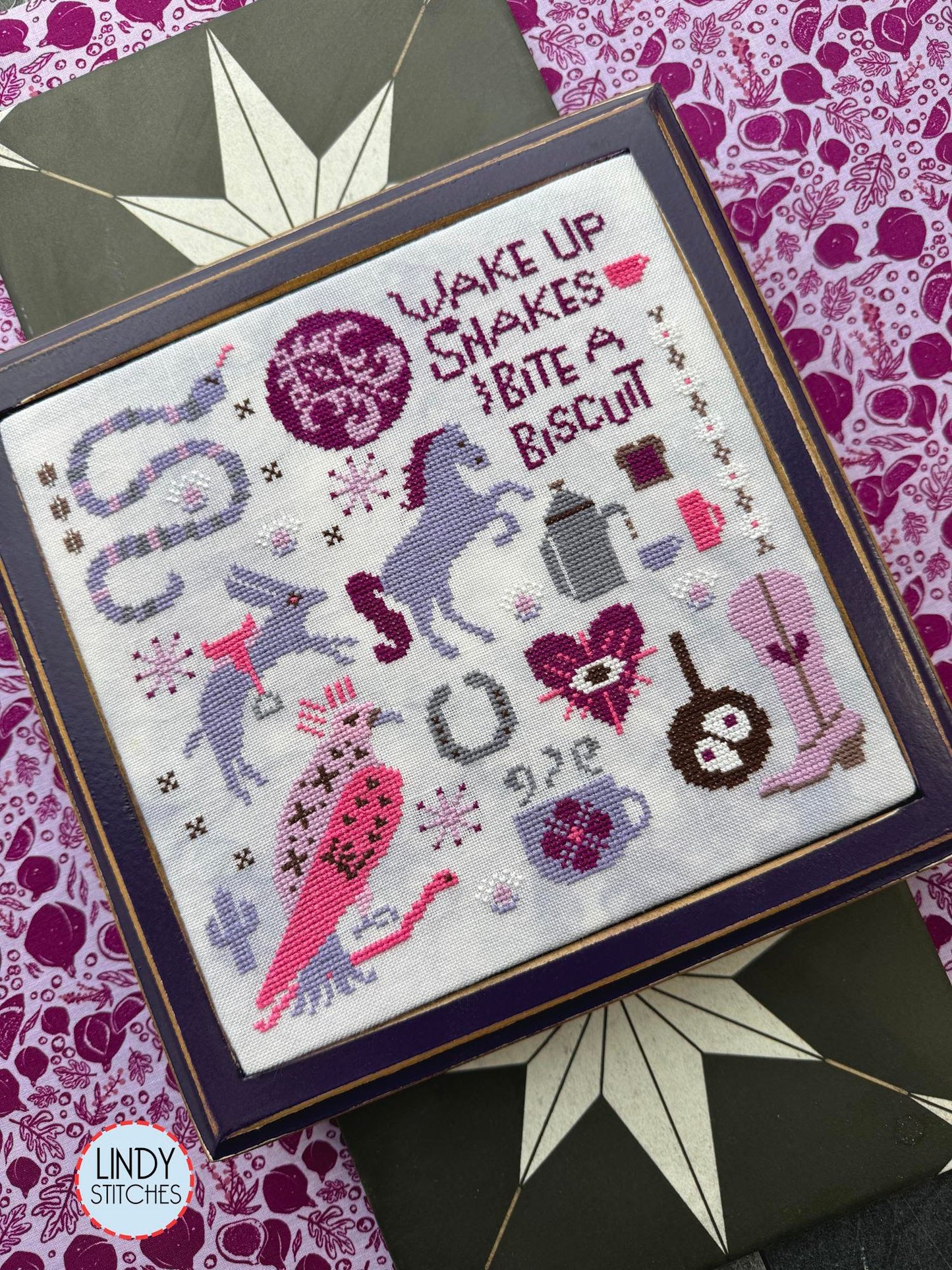 *Nashville Market 26' Preorder* Good Western Morning by Lindy Stitches-Cross Stitch-Lindy Stitches-Millennial Fabrics