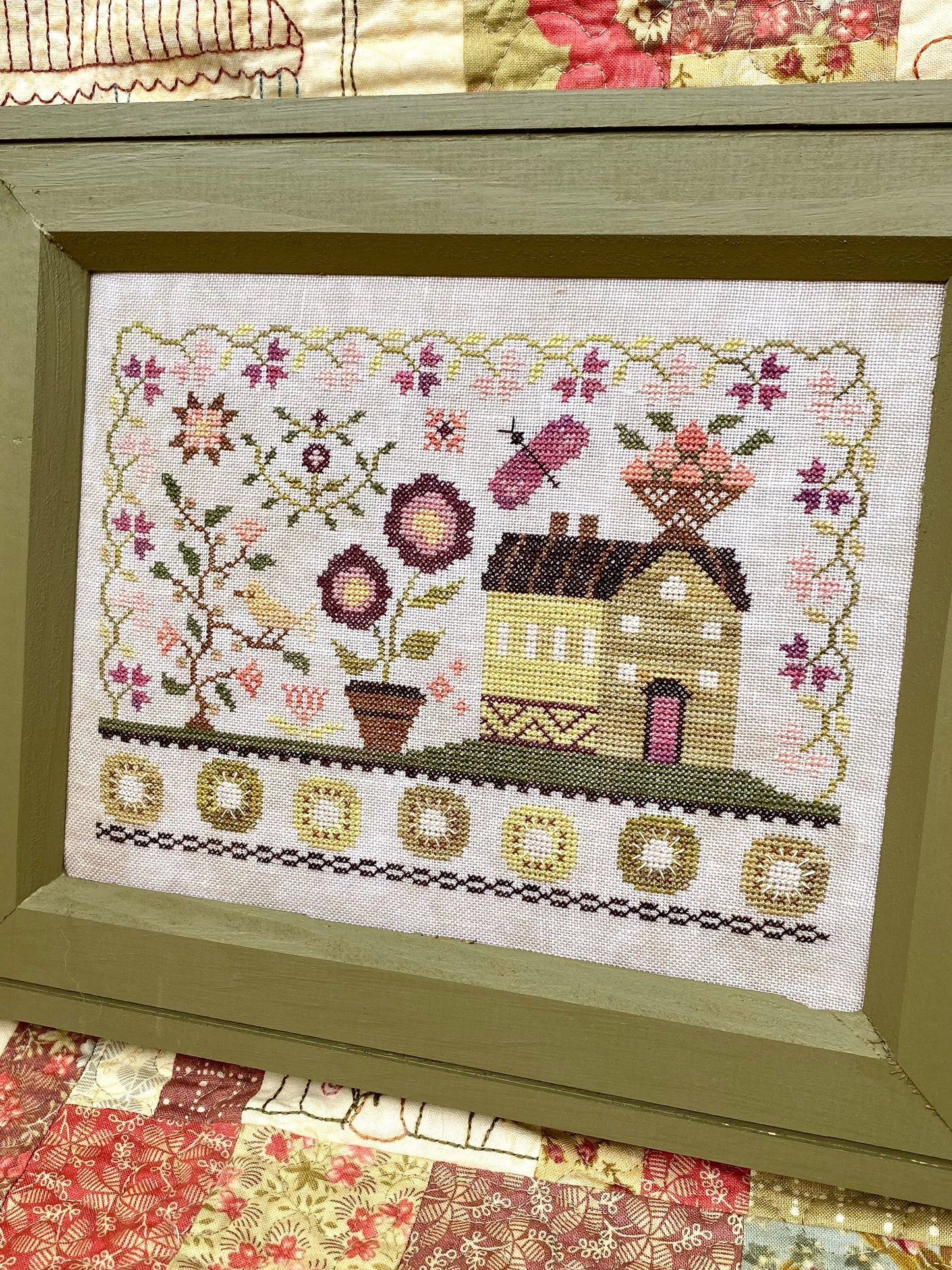 House on Kiwi Hill by Blueberry Ridge for Needlework Marketplace