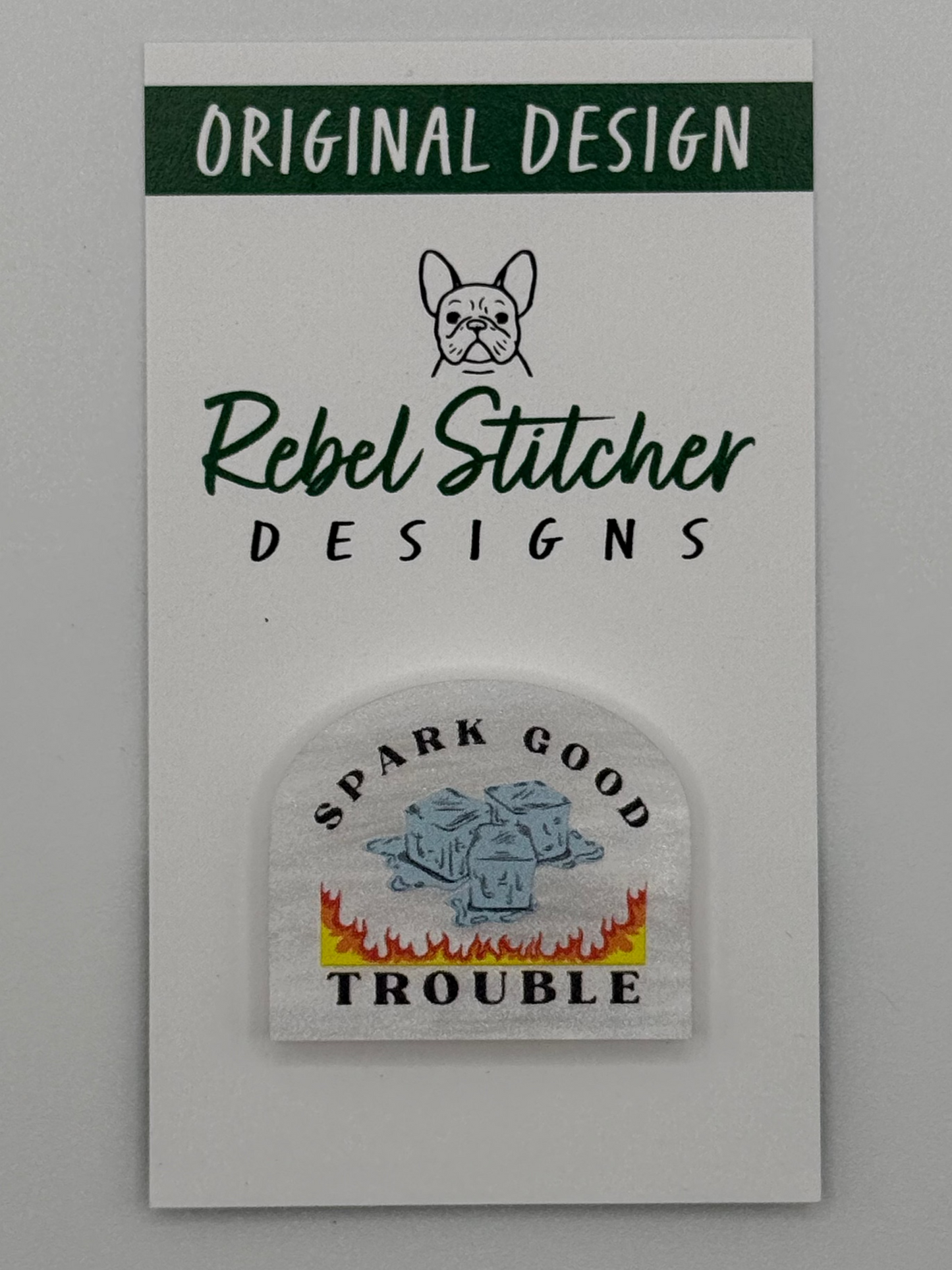 Spark Good Trouble Needle Minder by Rebel Stitcher