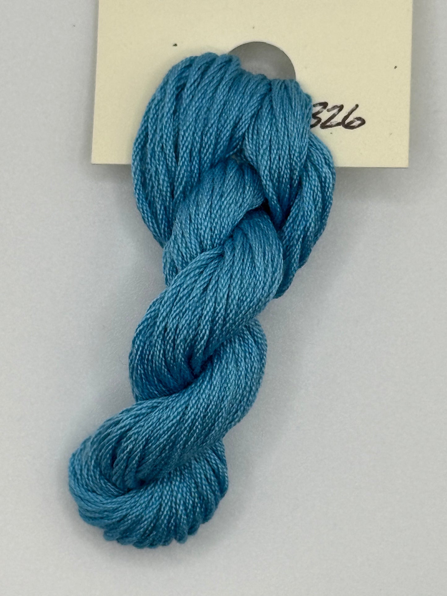 #0326 "Turquoise Haze" 6-Strand Embroidery Silk by Treenway Silks