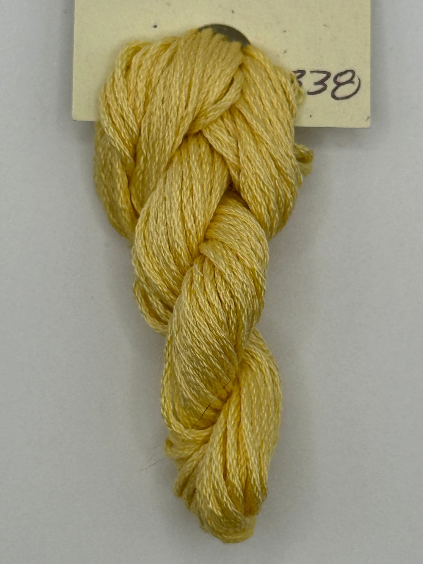 #0338 "Yellow Dawn" 6-Strand Embroidery Silk by Treenway Silks