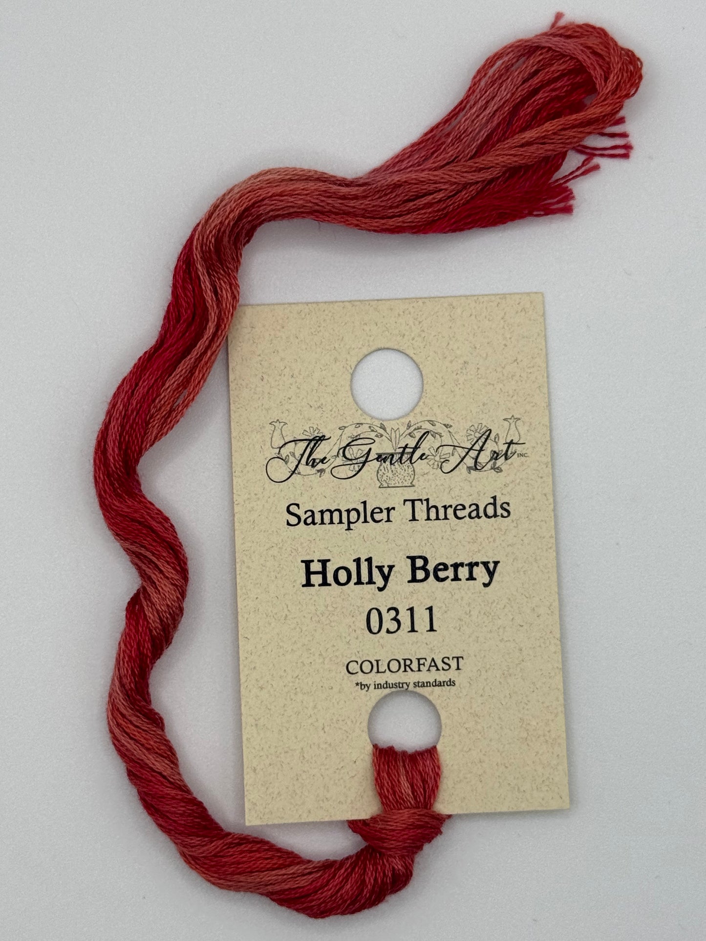 0311 Holly Berry | 6 Strand Embroidery Floss by The Gentle Art