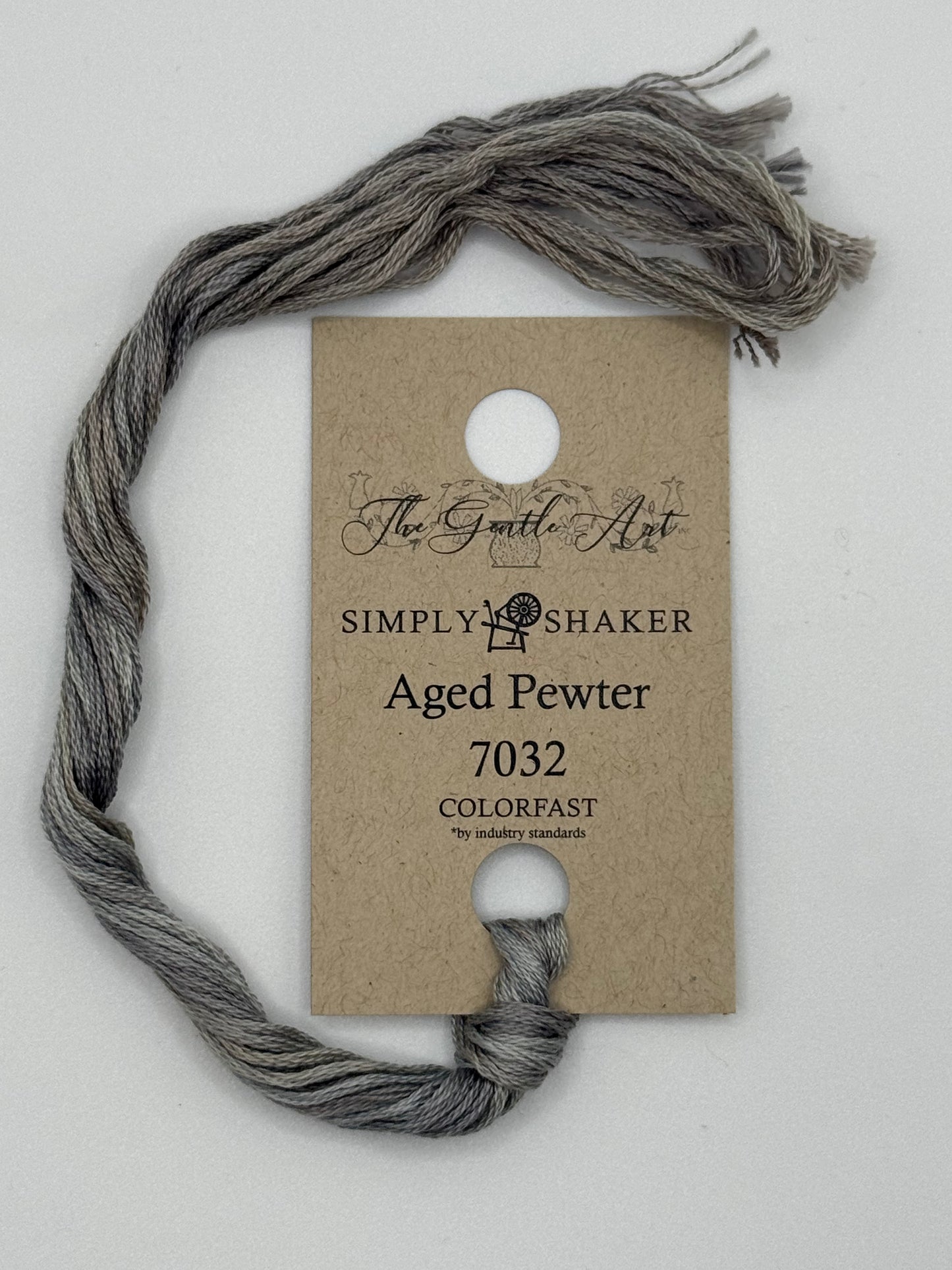 7032 Aged Pewter | 6 Strand Embroidery Floss by The Gentle Art