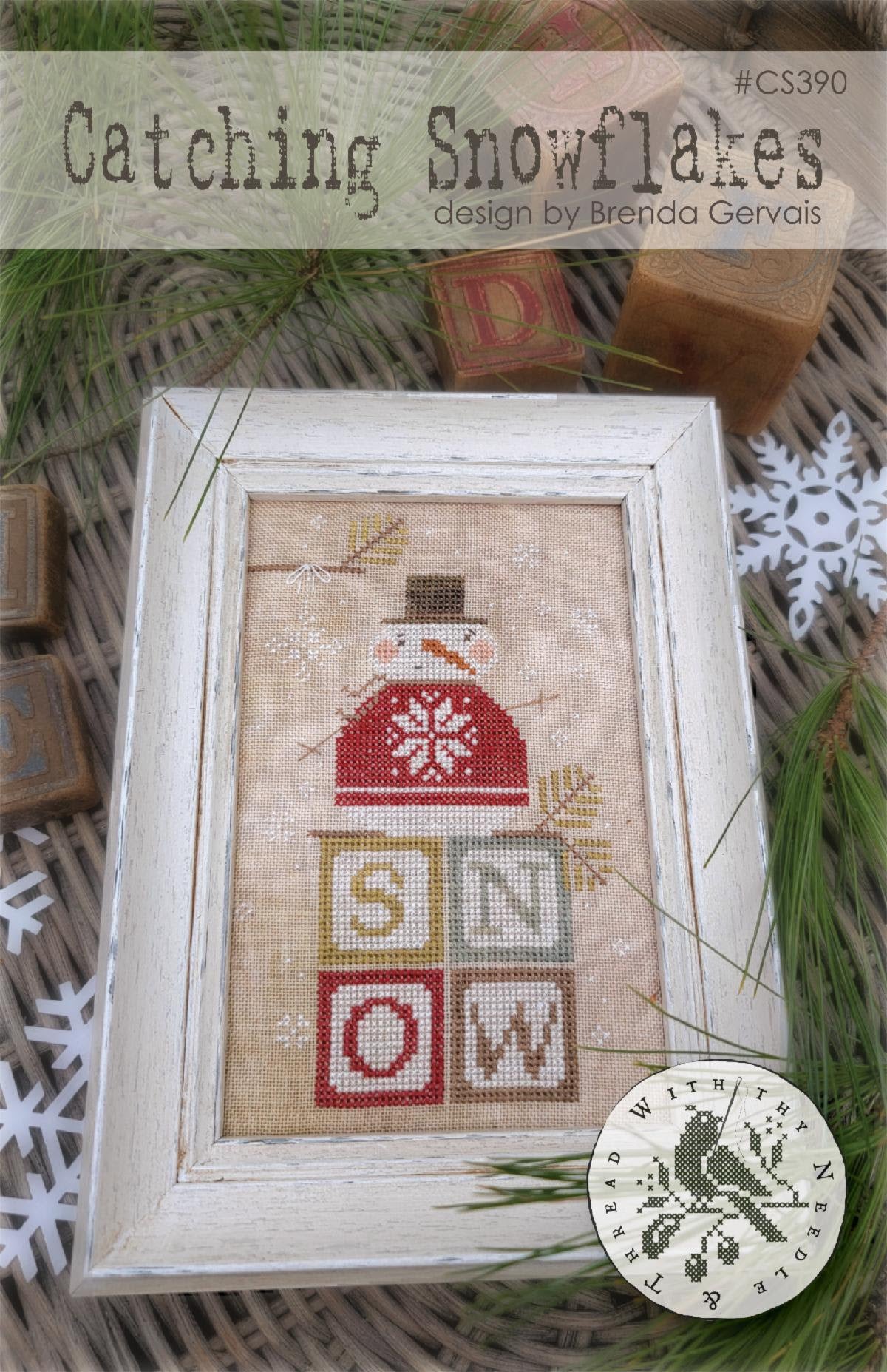 Catching Snowflakes by Brenda Gervais (With Thy Needle and Thread)