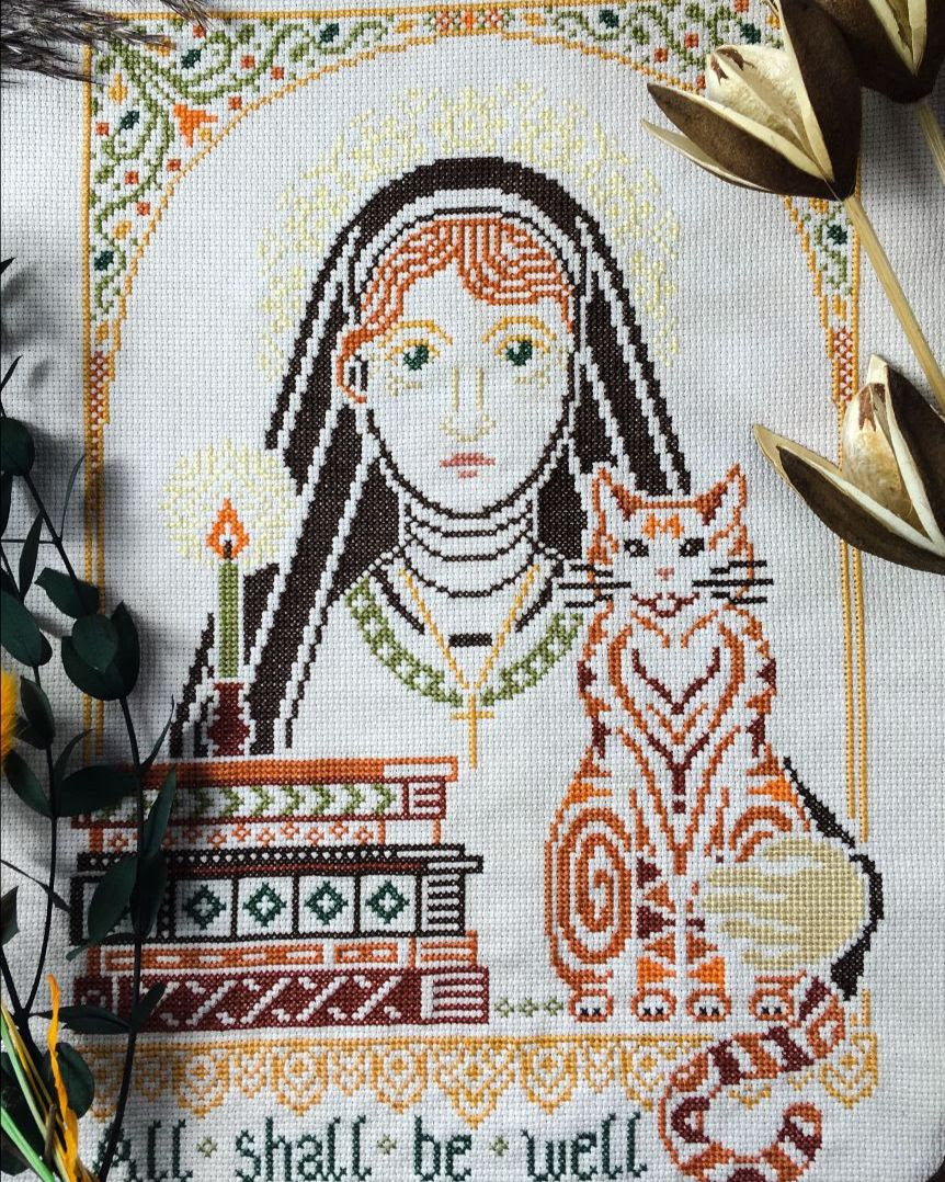 ✓ Julian of Norwich by Quaternion Creations-Quaternion Creations-Millennial Fabrics