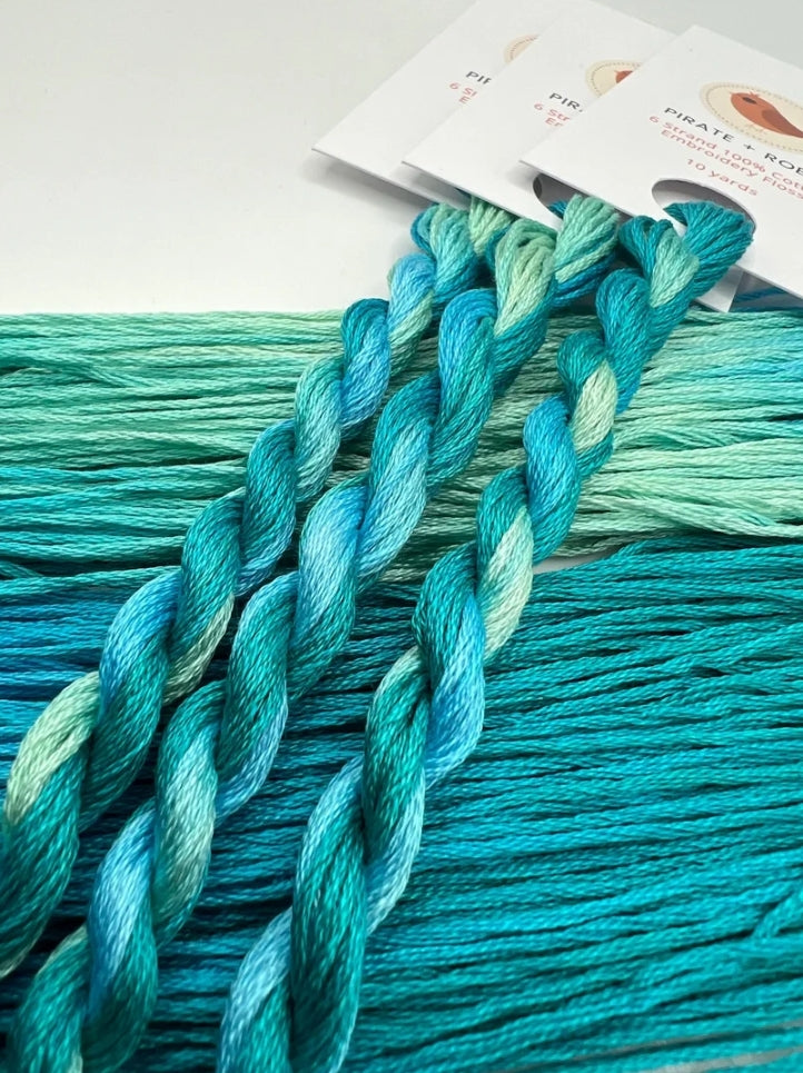 Lagoon | 6 Strand Embroidery Floss by Pirate + Robin