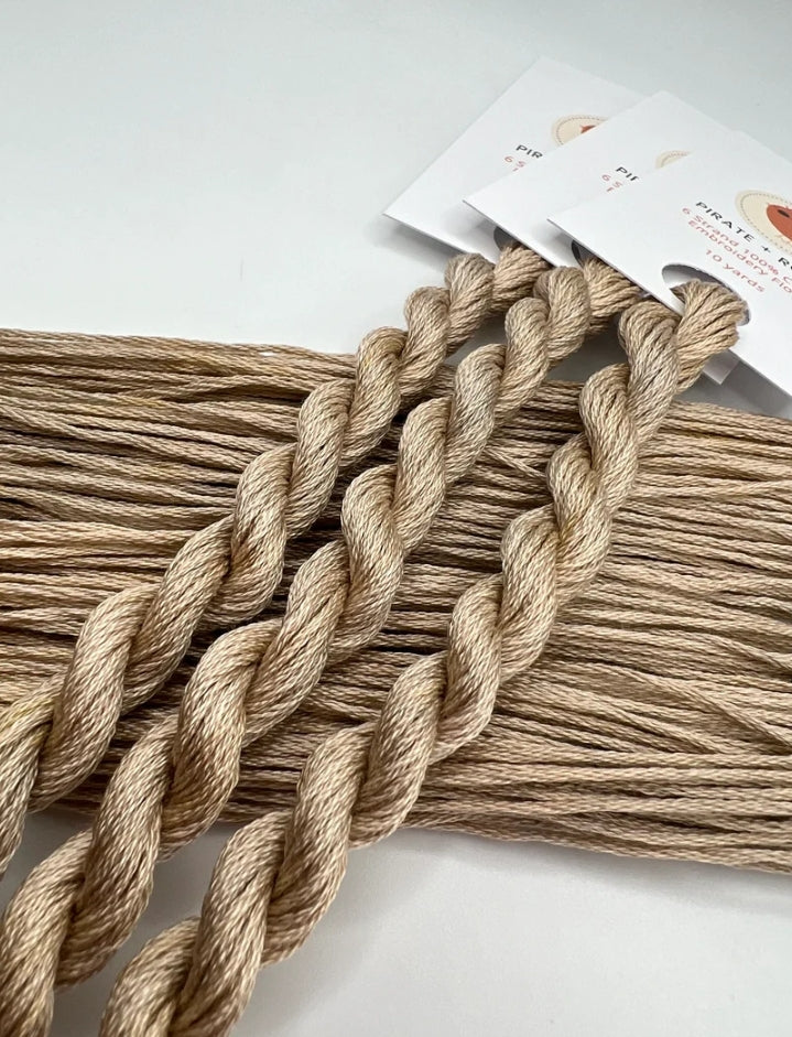 Latte | 6 Strand Embroidery Floss by Pirate + Robin