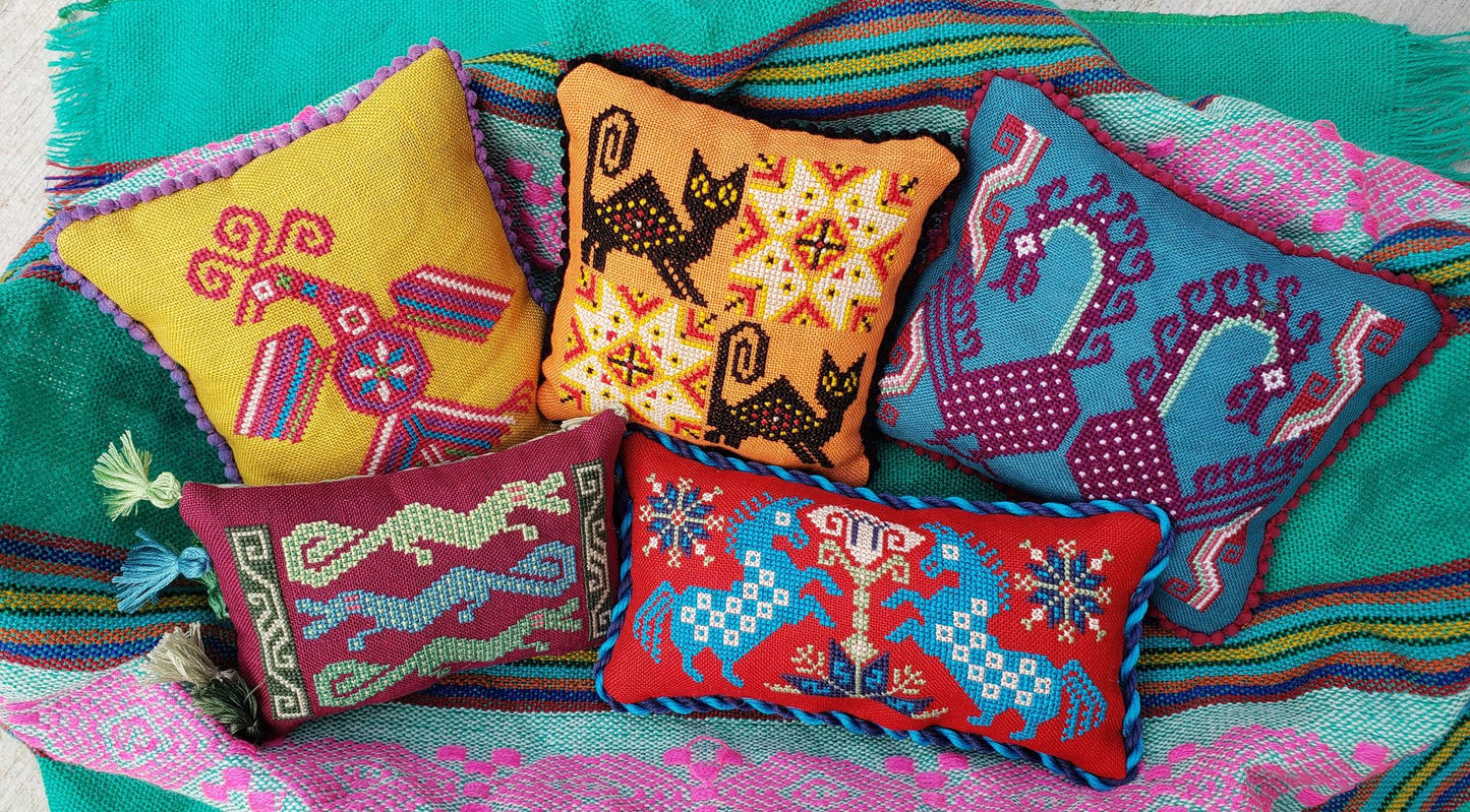 Mexican Menagerie: Jewel Tones by Sirens Stitchworks for Needlework Marketplace