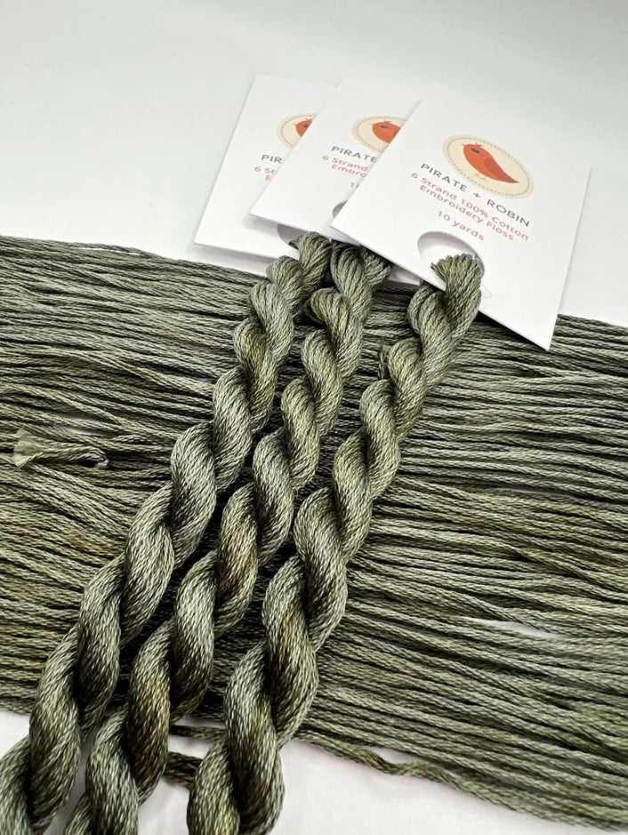Moss | 6 Strand Embroidery Floss by Pirate + Robin