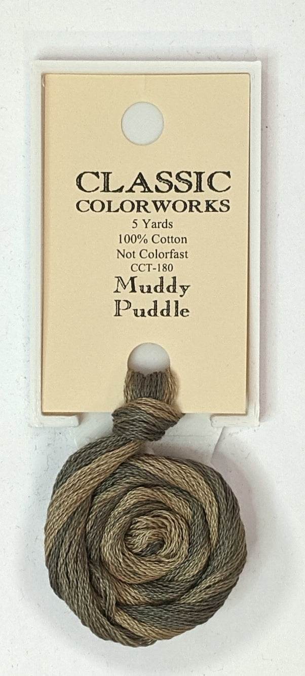 180 Muddy Puddle | 6 Strand Embroidery Floss by Classic Colorworks