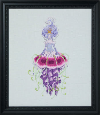*January 26' Preorder* Miss Jellyfish by Nora Corbett-Cross Stitch-Nora Corbett-Millennial Fabrics
