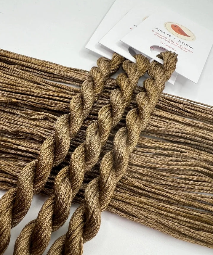 Oak | 6 Strand Embroidery Floss by Pirate + Robin