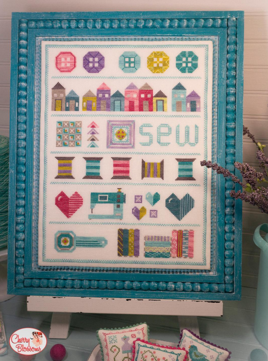 Oh Sew Happy by Cherry Blossoms for Needlework Marketplace