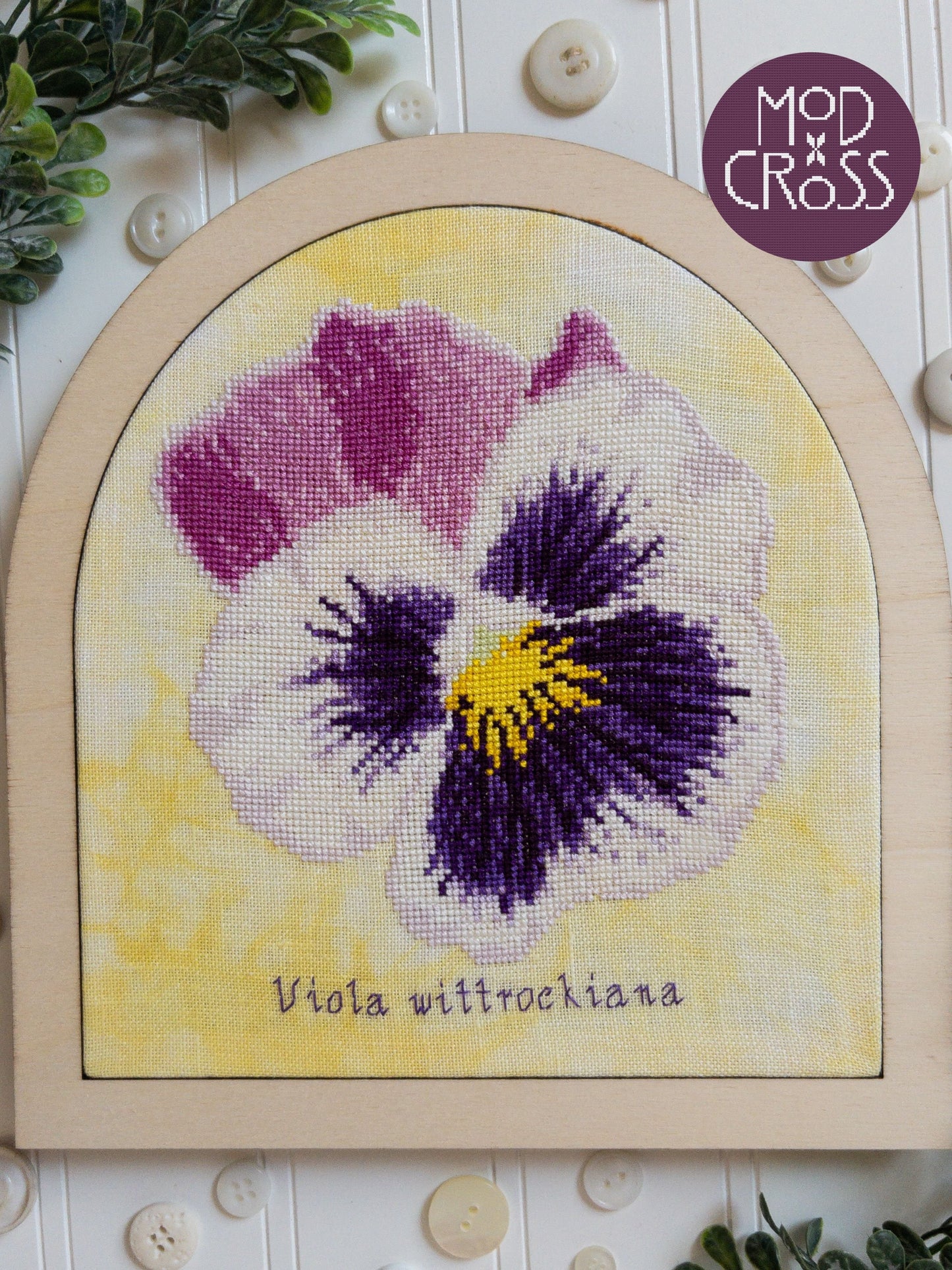 ✓ Pansy Bloom by ModCross Patterns