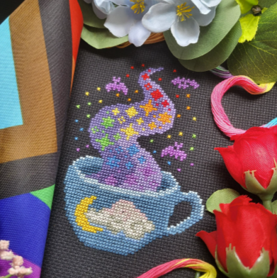 ✩Preorder✩ Pride Tea by BAD Stitch Needlework