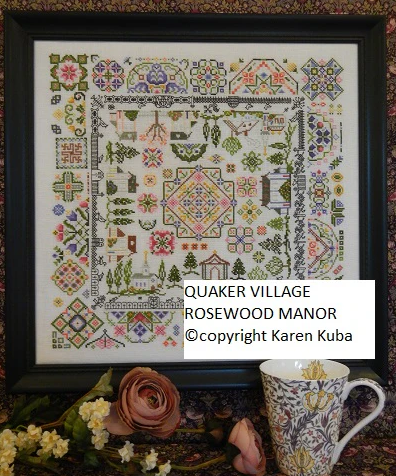 ✓ Quaker Village by Rosewood Manor-Rosewood Manor-Millennial Fabrics