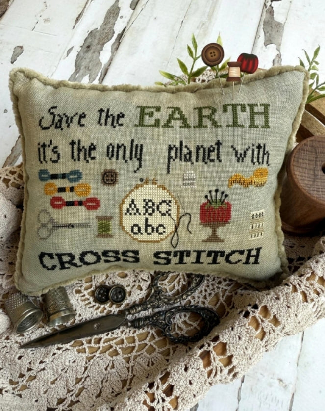 ✩Preorder✩ Cross Stitch - Save the Earth Series by Puntini Puntini