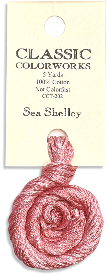 202 Sea Shelley | 6 Strand Embroidery Floss by Classic Colorworks