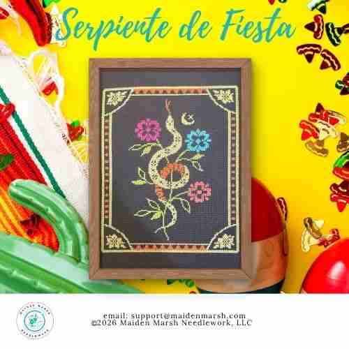 *Preorder* Serpiente de Fiesta by Maiden Marsh Needlework