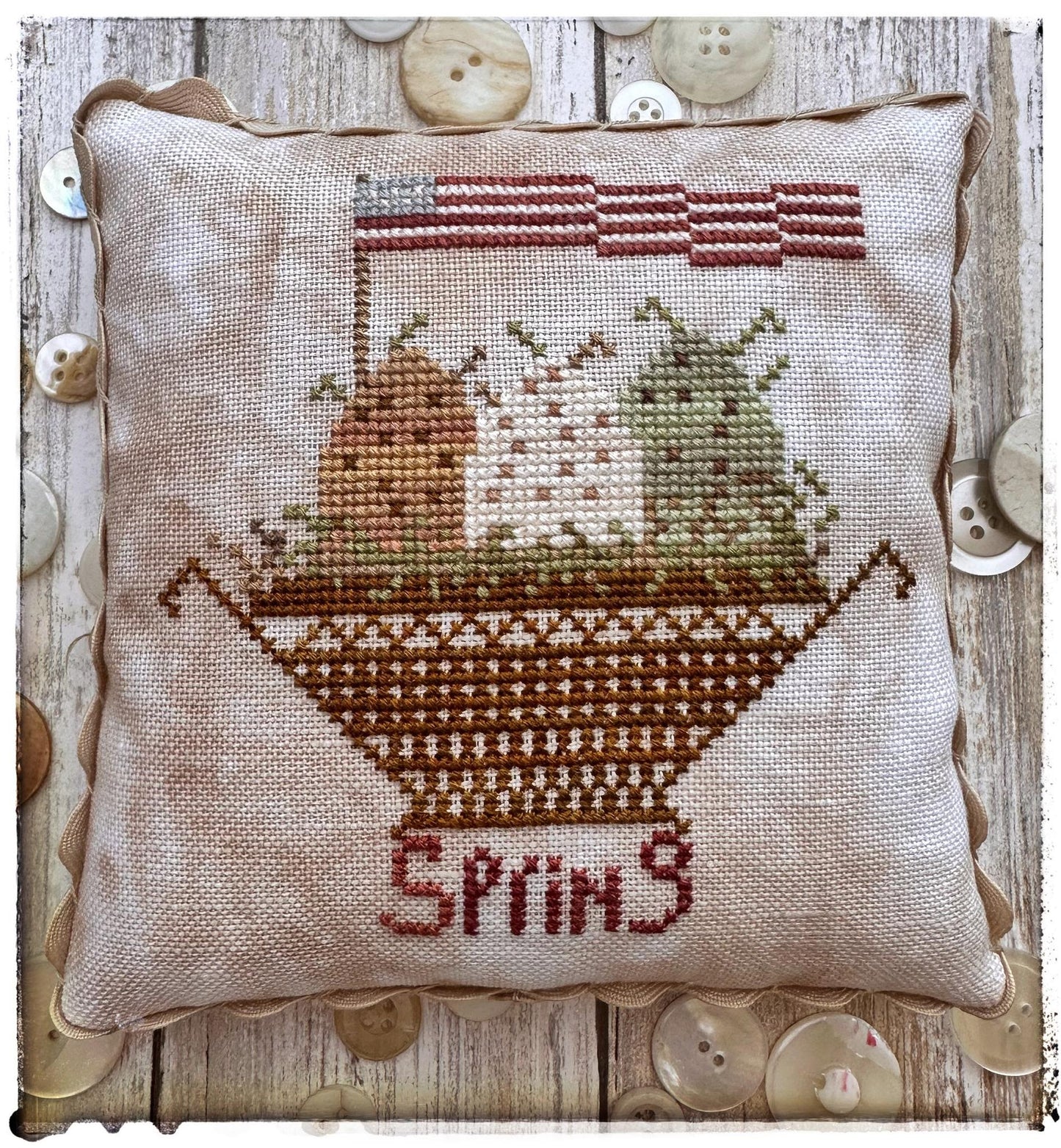 ✓ Spring Flag by Lucy Beam
