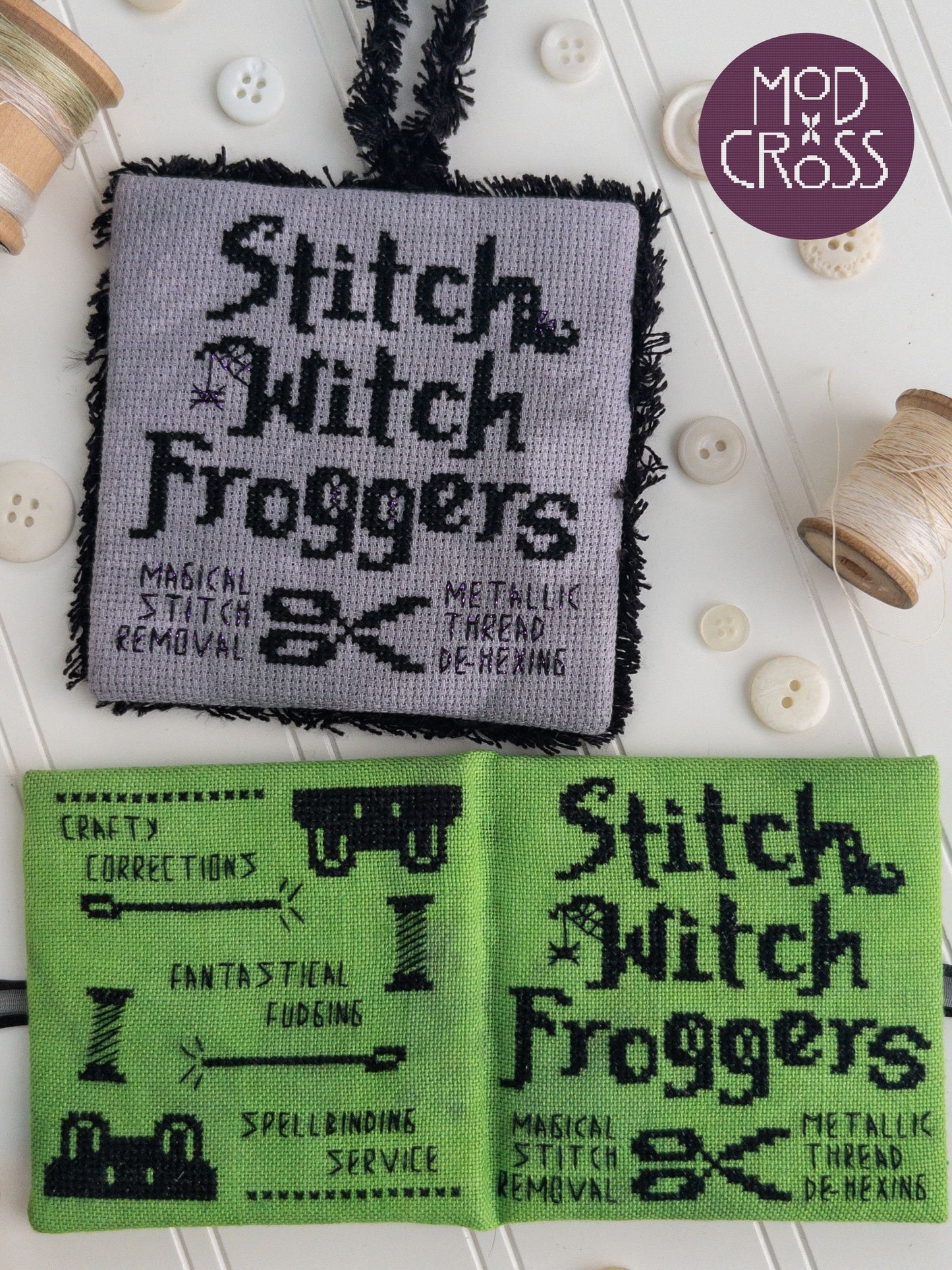 Stitch Witch by ModCross Patterns for Needlework Marketplace
