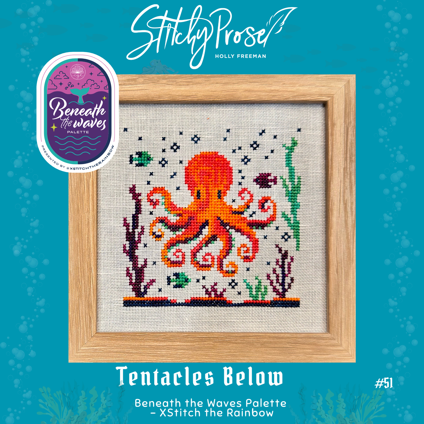 *Nashville Market 26' Preorder* Tentacles Below by Stitchy Prose