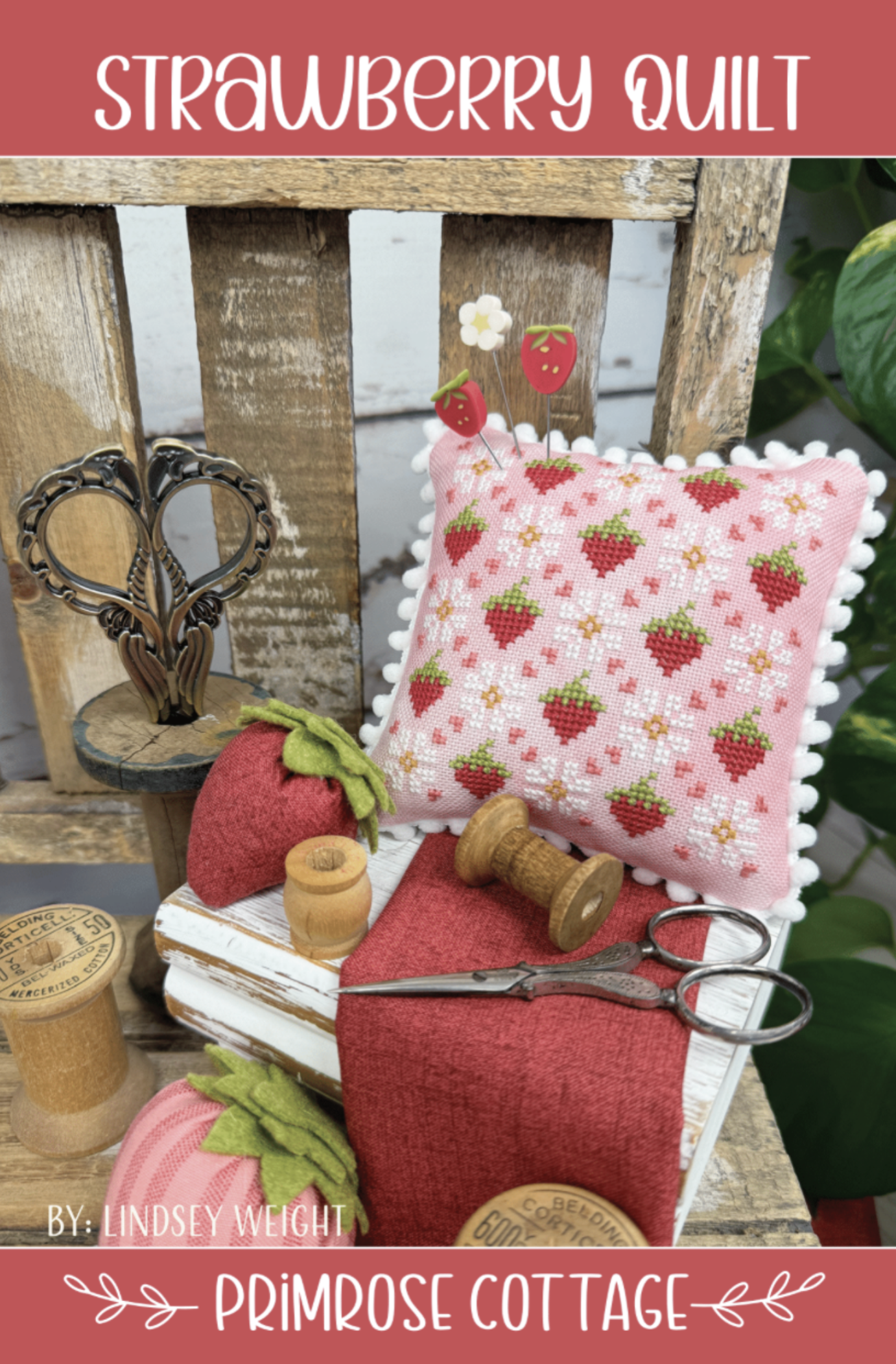 Strawberry Quilt by Primrose Cottage Stitches