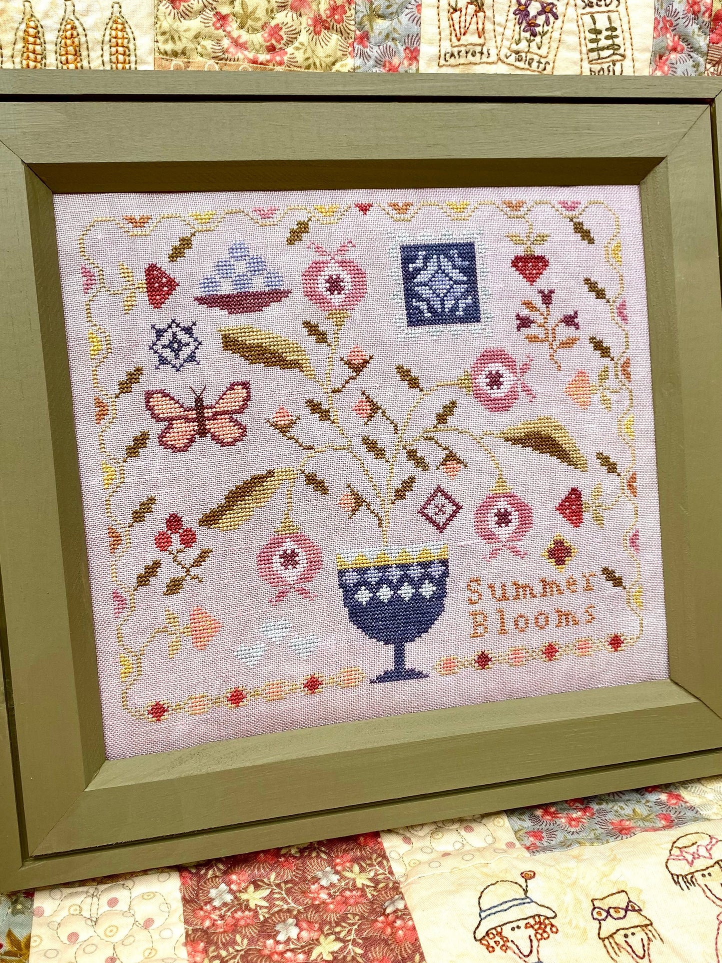 Summer Blooms by Blueberry Ridge for Needlework Marketplace